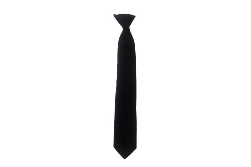 EXTIE21019 Schwarze Business-Krawatte für Herren
   