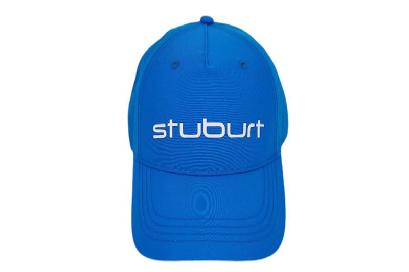 EXCAP22007 Blaue, kobaltblaue, wasserdichte Golfkappe aus Polyester
   