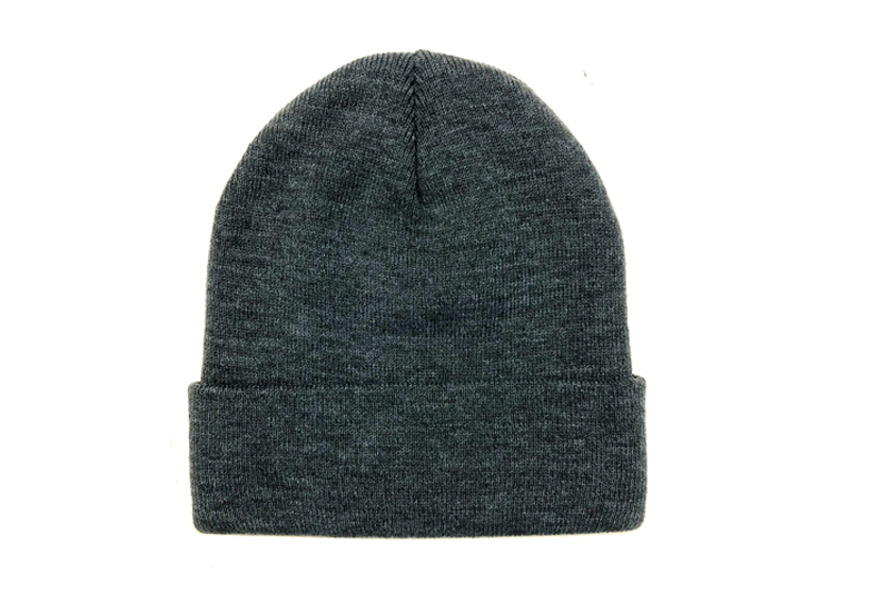 EXBE21001 Acylische, einfarbige, bequeme, klassische Beanie
   
