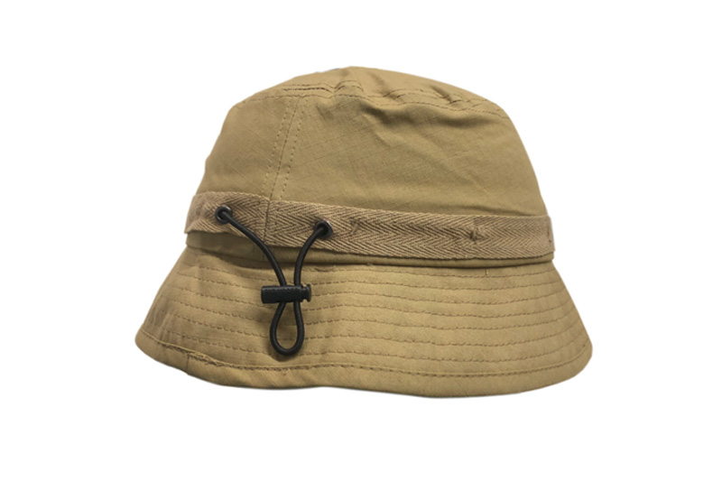 EXBH23004 Komfortable Fischerhüte aus Baumwolle in Khaki und Armeegrün
   