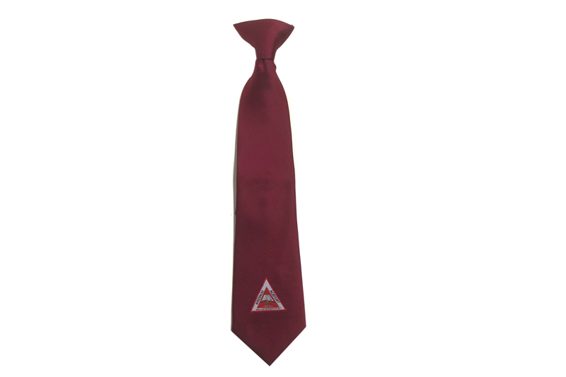 EXTIE21018 Weinrote Business-Krawatte aus Polyester
   