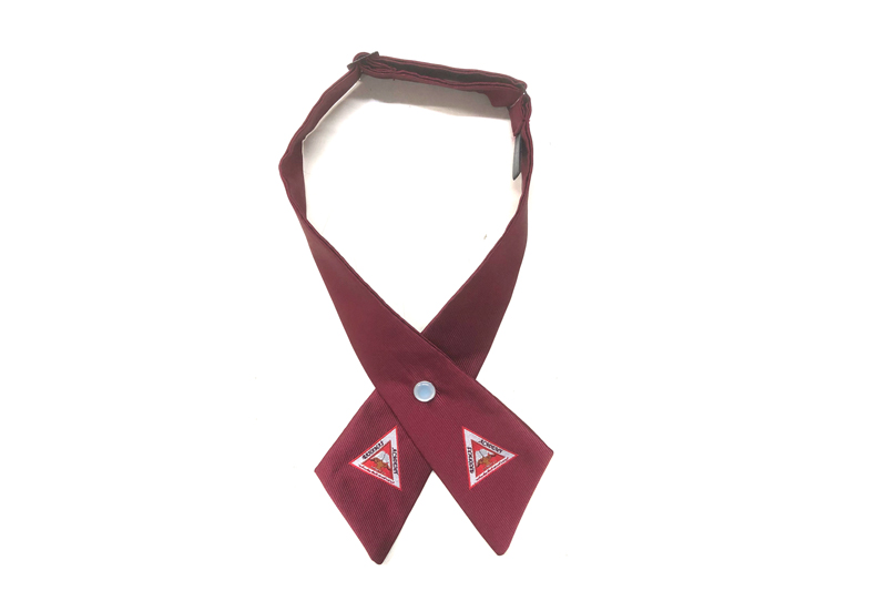 EXTIE21017 Weinrote Polyester-Sondermode-Krawatte
   
