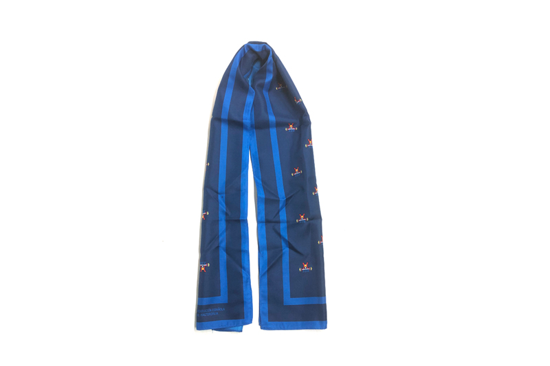 EXUC23003 Marineblauer Uniformschal aus Polyester
   