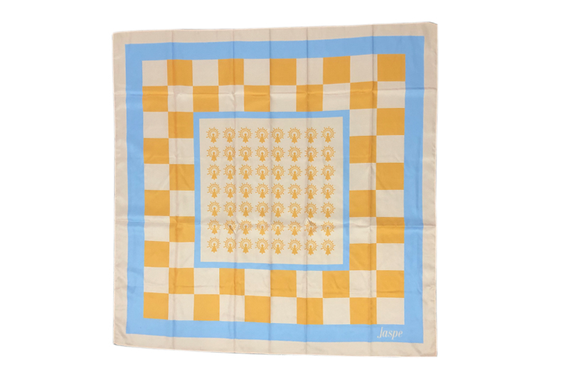 EXUC23005 Uniformschal aus Seide, Pfirsich
   