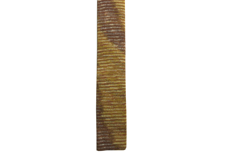 EXTIE21008 Gelbe mehrfarbige Acryl-Mode-Klassiker-Krawatte
   