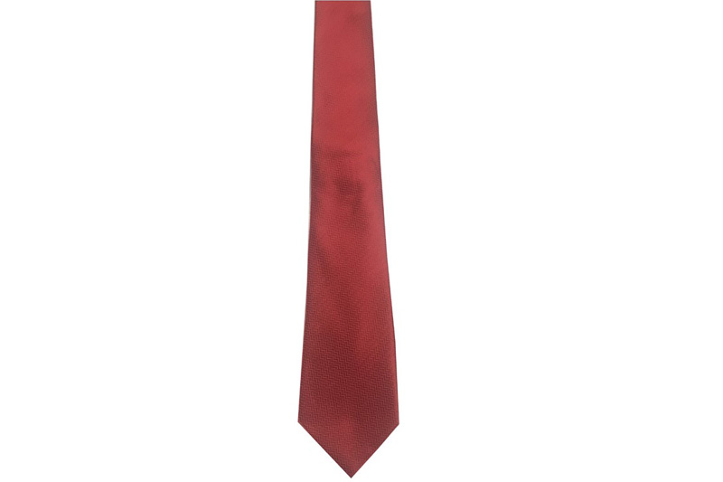 EXTIE21012 Rote klassische Hochzeitskrawatte aus Polyester
   