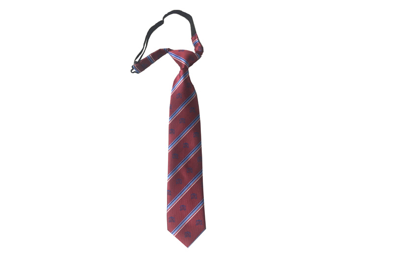 EXTIE21013 Rote Twill-Polyester-Mode-Schulkrawatten
   
