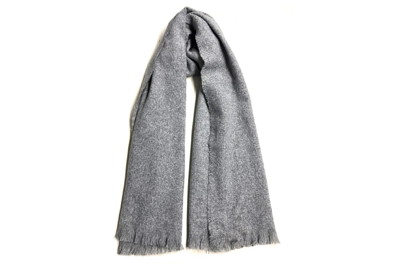 EXWS21003 Grau melierter Acryl-Wollschal Pure Comfort
   