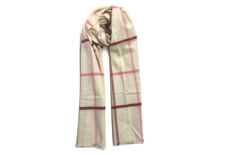 EXWS23007 Beige Polyester Acryl Komfort Mode Gewebter Schal
   